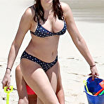 Fourth pic of Stephanie Seymour sexy in bikini on the beach in St. Barts