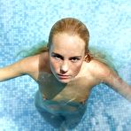 First pic of Slim redhead Thea swimming nude in the pool | Nextdoor Mania