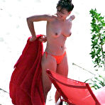 Fourth pic of Elizabeth Hurley exposing topless
