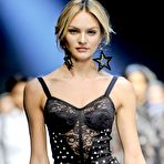 Fourth pic of Candice Swanepoel sexy catwalk shots