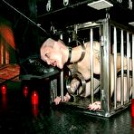 First pic of Undisciplined Subs - Bald Slut In Stockings Tortured By Master