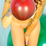 Fourth pic of Small Boobs Kyla Jane in Prom Night Balloon Popping