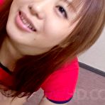 Second pic of Watch porn pictures from video Noriko Kago Asian doll in red t-shirt takes care of phallus head - Ferame.com
