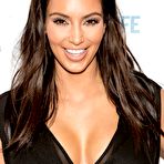 Third pic of Kim Kardashian shows cleavage in night dress