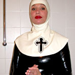 First pic of Latex Nun Anal Speculum