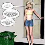 First pic of Sex affair with the neighbor: 3d xxx comics and anime porn cartoons about young skinny blonde babe with small tits having hardcore sex with her naked neighbor