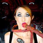 Third pic of Kendra James in Tentacle Spacecraft Sex Drilling