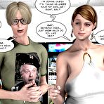 Second pic of Perverted sex shop 3D xxx comics and anime cartoons about fabulous porn adventures of young huge cock among mature big tits and large fat pussies