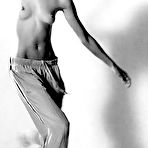 Second pic of Erin Wasson black-&-white naked scans from mags