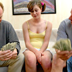 First pic of Teens For Cash - Hot teen fucking hard with two guys for money!