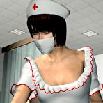 Third pic of Oral job of young nurse in military hospital: 3D sex comics and animations