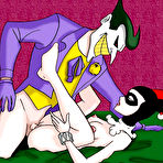 Third pic of Huntress getting chased and tortured hard by Batman \\ Cartoon Porn \\