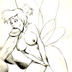 Second pic of Virgin TinkerBell loves showing off unshaved pussy \\ I Draw Porn \\