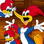 Fourth pic of April swallows hot Woody Woodpecker as gets screwed \\ Cartoon Valley \\