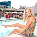 First pic of Katrina Bowden shows her legs poolside at Wet Republic