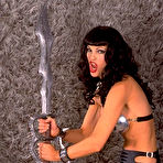Second pic of Julie Strain as Sci-Fi Warrior Girl