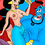 Third pic of Cockcrazed Sadira grab Aladdin and gets toyed with \\ Cartoon Valley \\