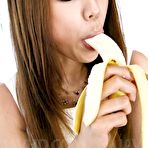 Second pic of Watch porn pictures from video Sakura Hirota Asian licks banana, black dildo and hard phallus - JavHD.com