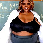 First pic of Chubby Loving - Hugetit Fat Ebony Teacher Modelling