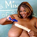 Third pic of Chubby Loving - Hugetit Fat Ebony Teacher Modelling