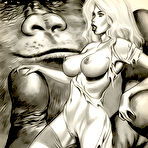Second pic of Incredible Catwoman licks King Kong and gets screwed \\ I Draw Porn \\