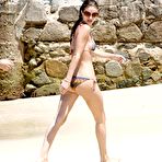 Fourth pic of Rosie Huntington sexy in bikini on the beach in Mexico