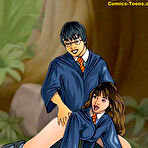 First pic of Sybill Trelawney grab horny Harry Potter and filled \\ Comics Toons \\