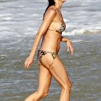 Fourth pic of Tamara Mellon in bikini and topless on a beach paparazzi shots