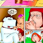 Third pic of Carol licking Brian Griffin and rammed on the train \\ Cartoon Porn \\