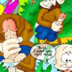 Second pic of Naughty Tweety Bird sharing Foxy's dick till fucked \\ Cartoon Porn \\