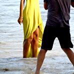 First pic of Rihanna on the set of a photoshoot in Barbados