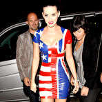 Second pic of Katy Perry looking sexy in tight multiflag dress