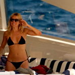 Fourth pic of Sienna Miller relaxing in bikini on the yacht on Ibiza