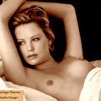 Fourth pic of Charlize Theron nude posing photos