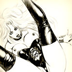 Second pic of Lady Death gives a blowjob till gets her cunt drilled \\ I Draw Porn \\