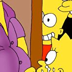 Third pic of Marge Simpson pleasures messy Homer after got filled \\ Cartoon Valley \\