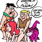 First pic of Flinstones family hard orgy - Free-Famous-Toons.com