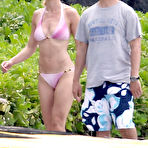 First pic of Hilary Swank in bikini on the beach in Hawaii paparazzi shots