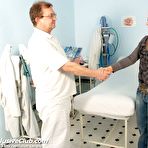 First pic of Gyno woman doctor examines Katie with gyno tools