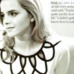 Fourth pic of Emma Watson various black-&-white scans from mags