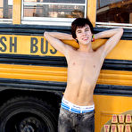 First pic of We pick up Kyler Moss on the Boycrush bus and Dylan Chambers shows him 10 inches of a good time gay twink dick