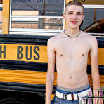 Second pic of We pick up Kyler Moss on the Boycrush bus and Dylan Chambers shows him 10 inches of a good time gay twink dick