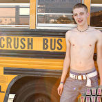 Fourth pic of We pick up Kyler Moss on the Boycrush bus and Dylan Chambers shows him 10 inches of a good time gay twink dick