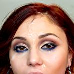 Fourth pic of Ariana Marie has a load of hot cum dumped on her cute face