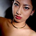 Third pic of Ran Asakawa - Naughty Asian model in black and red