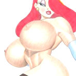 First pic of Jessica Rabbit showing breasts - VipFamousToons.com