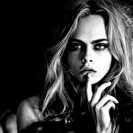 Second pic of Cara Delevingne naked black-&-white photos