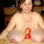 First pic of Nature Breasts - Plumper Playing Her Boobs And Fruits