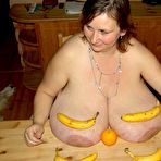 Third pic of Nature Breasts - Plumper Playing Her Boobs And Fruits