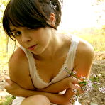 Third pic of Ariel Rebel - Ariel Rebel says she goes to the wood to gather flowers but she stripteases there.
